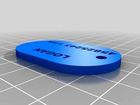 wolverine dog tags stl by chudley78