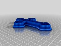 Cross cookie cutter sharp edges by outmax