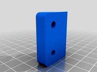 Hinge for 3mm thick door by DanielEikelenboom