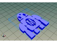 MakerBot 50x40x4mm key chain by 3DArts_ca