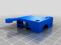 Cut off Prusa Original i3 MK2 Extruder Cover by Cova