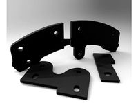 C5 Chevy Corvette outer front spoiler bracket by sciamop
