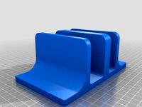 Double laptop vertical stand by zlowram
