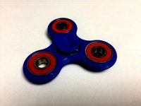 Fidget Spinner Toy by 2RobotGuys with custom finger pad by shaune23