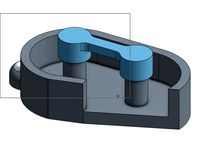 Fidget Gear Keyring Mini: Press Fit by lachesis