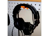 Head Phone Stand: Wall Mounted by DAVE42