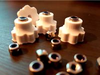 M3 Nut Knob DIN985 by Deekkarn