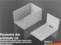 Parametric Box w/Slidable Lid by hermesalvarado