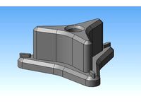 Holder for centering filament spool (coil) on threaded rod in RepRap  by igorevich