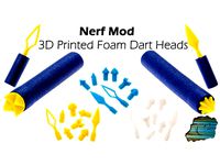Nerf / Foam Dart: Alternative Tips of Doom by dacinator