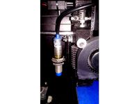 Prusa i3 Direct Extruder with X carriage for chinese E3D v5 clone addon inductor sensor by santosreyes