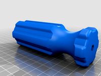 Screwdriver Handle for 1/4" magnetic extension bit holder by OnShape