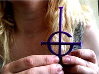 Ghost BC (band) Grucifix logo necklace by Kerman