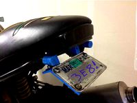 Ducati tail light and license plate mount by 3E8