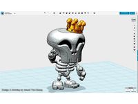 Skeleton King figure by cycstudio