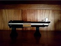 Lightsaber simple stand for both graflex and standard 40mm sabers by Robcowley
