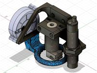 E3D v6 Mount - Suit Anet A8 Fan Ducts by bombaman