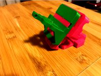 Prusa i3 magnetic X-carriage & Chimera/Cylcops support by valpap