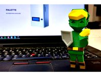Multi-Color Low-Poly Link by MosaicManufacturing