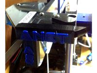 Anet a8 SEGA genesis style top frame brace(left&right included)PART#1 NOW WITH FILMENT GUIDE AND FILTER by 3DTSUJ