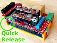 Arduino Mega 2560 / RAMPS Holder with Quick Release by BensHacks