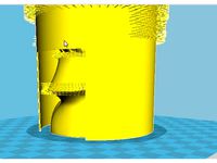 Moai with hair by orangeteacher -update fixed the beard by orangeteacher