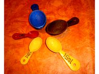set of Measuring spoon in milliliters by faggahz