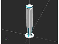 OpenSCAD syringe plunger by DonJuanito