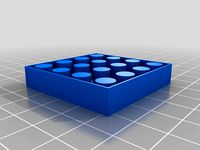 4x4 led cube led holder by braden040
