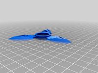Genji shrunken spinner split print by Albinolan