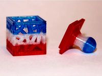 Tinkercad Tutorial: Voronoi Box (small) by craeen