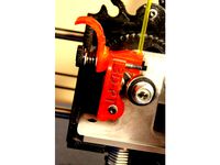Lulzbot Taz 5 Speed Idler arm & Latch for Greg Wade extruders by Eagleknot