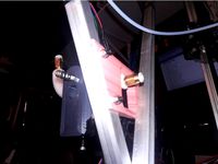 Kossel Clear Flexible Extruder by lboucher