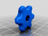 Lobed leveling knob for the i3 by Leveller