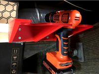 Single & Dual power drill wall bracket by timwilkinson