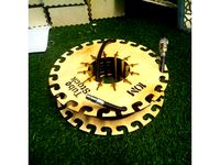 Air hose reel, lasercut by arkhnchul