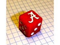 Alabama Crimson Tide Dice by rebeltaz