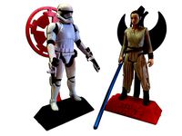 STARWARS ACTION FIGURE STAND by 3DPRINTINGWORLD