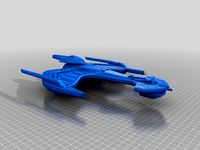 Star Trek Klingon Negh-Var 1:2000 by outcastrc