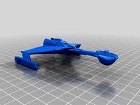 Star Trek Klingon D6 1:2000 by outcastrc