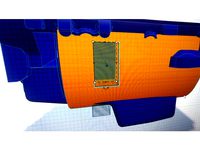 REMADE PRINTABLE USABLE 1:10 scale V8 Engine Block fits over 540 style rc motor  by theUNDEAD