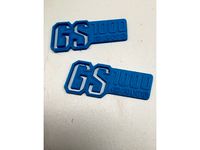 Suzuki GS1000 Logo Keyring - Just add a splitring by hjm123
