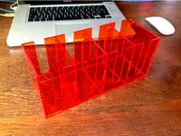 Business card box laser cut by GILLESBOENISCH
