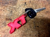 Yamaha XT600 Tenere Logo Keyring by hjm123