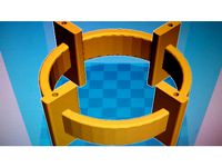 Zero Force Motor Attachment for: http://www.thingiverse.com/thing:2149044 by Cotton80