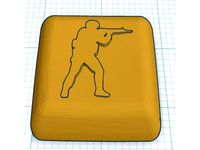 cs go key cap shooter by Ronde