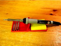 Pocket Soldering Iron Stand by DH1ND