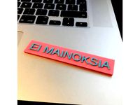 Ei mainoksia -kyltti by timpuri