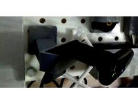 Pegboard holder for Logitech C170 web cam @ 45 degrees by adamtal