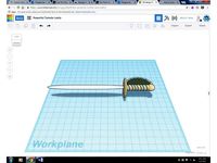 5. George Washington's Dress Sword by Dominion_Makerspace